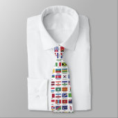 Cravate World Flags (Attaché)