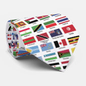Cravate World Flags (Roulé)