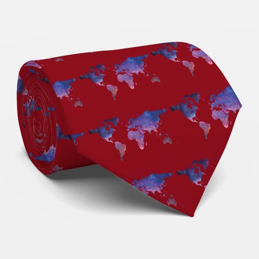 Cravate World Map (Roulé)
