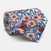 Cravate Wrens en rose (Roulé)