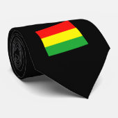 Cravate Wyoming en couleurs Rasta (Roulé)