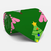 Cravate Xmas Trees 2 (Roulé)