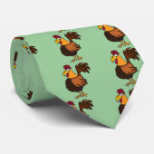 Cravate XX coq génial (Roulé)