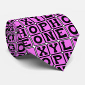 Cravate Xylophone, Instrument de musique (Roulé)