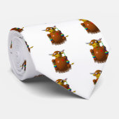 Cravate Yak jouant avec des Yo-Yo (Roulé)