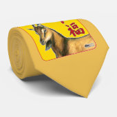 Cravate Year of the Goat-Good Luck! (Roulé)