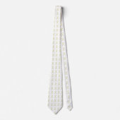 Cravate Yellow Awareness Ribbon Customized Art Apparel Tie (Devant)
