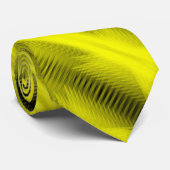 Cravate Yellow Futuristic Abstract Diagonal Pattern Art (Roulé)