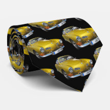 Yellow Hotrod 1940s Motif automobile