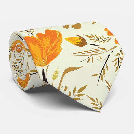 Cravate Yellow rose (Roulé)