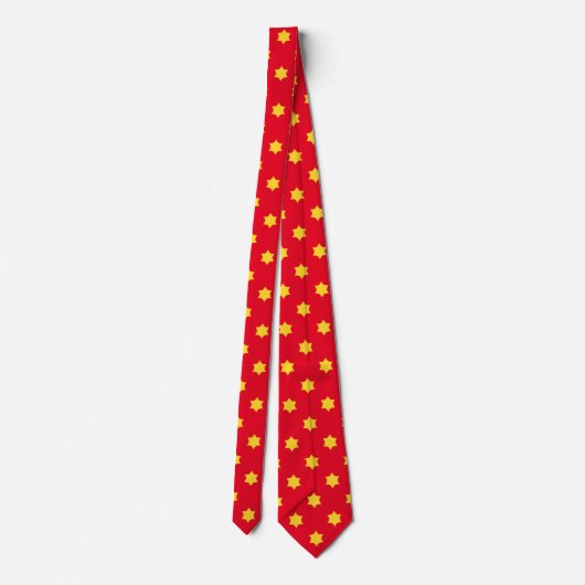 Cravate Yellow Star Pattern (Dos)