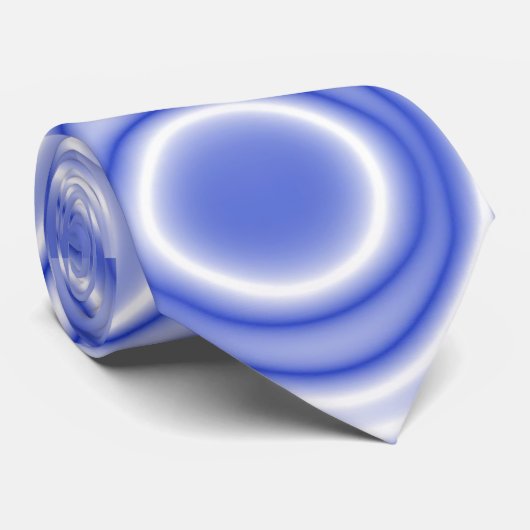 Cravate yeux bleus (Roulé)