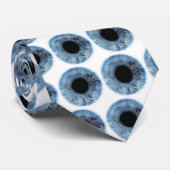 Cravate : Yeux bleus (Roulé)