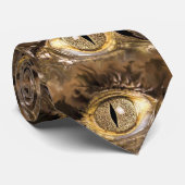 CRAVATE YEUX D'ALLIGATOR (Roulé)