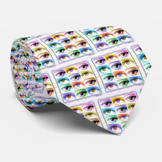 Cravate - yeux d'art de bruit (Roulé)