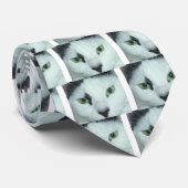Cravate Yeux de chat (Roulé)