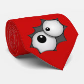 Cravate Yeux fous de bande dessinée (Roulé)