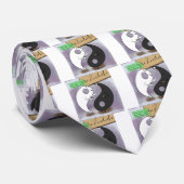 Cravate Yin Rencontre Yang Zen Drôle (Roulé)