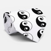 Cravate Yin Yang (Roulé)