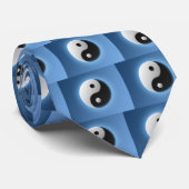 Cravate Ying Yang (Roulé)