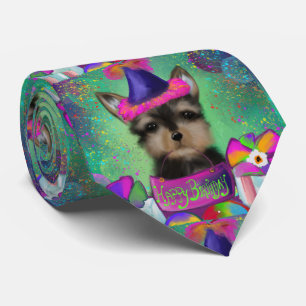 CRAVATE YORKIE POO ANNIVERSAIRE