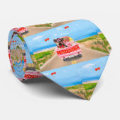 Cravate Yorkshire Terrier Chien Valentine's Day Coeurs Cam (Roulé)