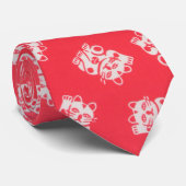 Cravate Yukata Textile japonais, Maneki Neko (Chat chanceu (Roulé)