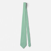 Cravate Yummy Mint vert couleur solide (Devant)