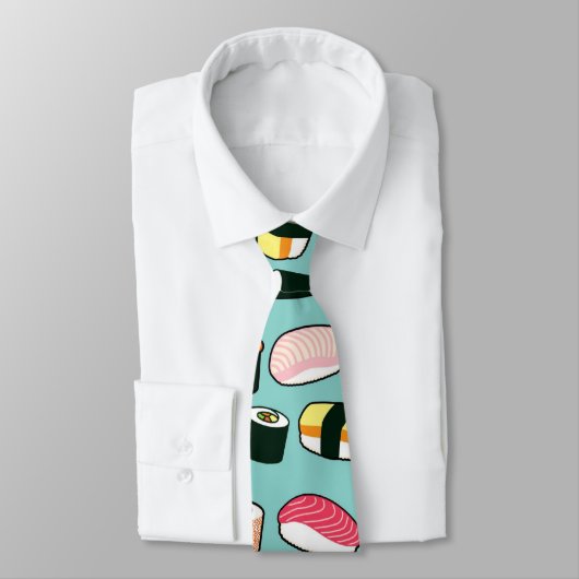 Cravate Yummy Sushi Fun Motif illustré (Attaché)