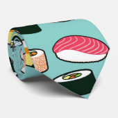 Cravate Yummy Sushi Fun Motif illustré (Roulé)
