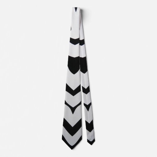 CRAVATE ZEBRA STRIPES ABSTRAITES (Devant)