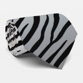 Cravate Zebra Stripes Exotic Poster de animal (Roulé)