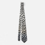 Cravate Zebra Stripes Exotic Poster de animal (Dos)