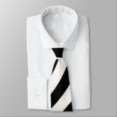 Cravate Zebra Stripes Impression moderne (Attaché)