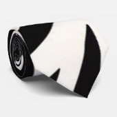 Cravate Zebra Stripes Impression moderne (Roulé)