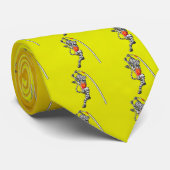 Cravate Zèbre de chambre forte de Polonais (Roulé)