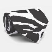 Cravate Zèbre pur (Roulé)