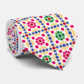 Cravate zellige carte (Roulé)