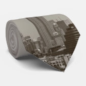 Cravate Zeppelin au-dessus de Manhattan (Roulé)