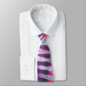 Cravate Zig Zag 2 Tie Dye Necktie (Attaché)