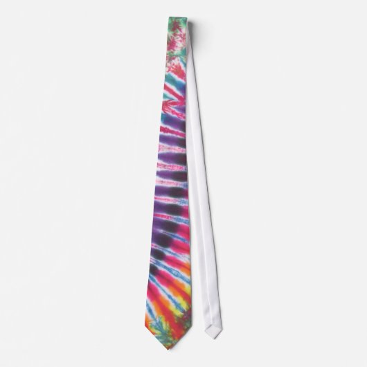 Cravate Zig Zag 2 Tie Dye Necktie (Devant)