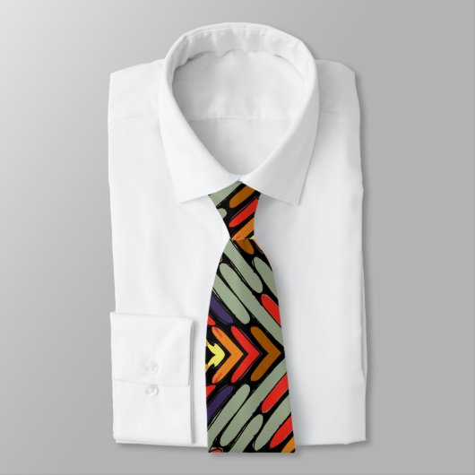 Cravate Zig Zag Bright & Bold (Attaché)