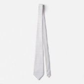 Cravate zigzag design motif gris pâle et blanc mariage (Devant)