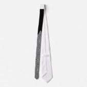 Cravate Zigzag Diamond Chevron motif tribal (Dos)