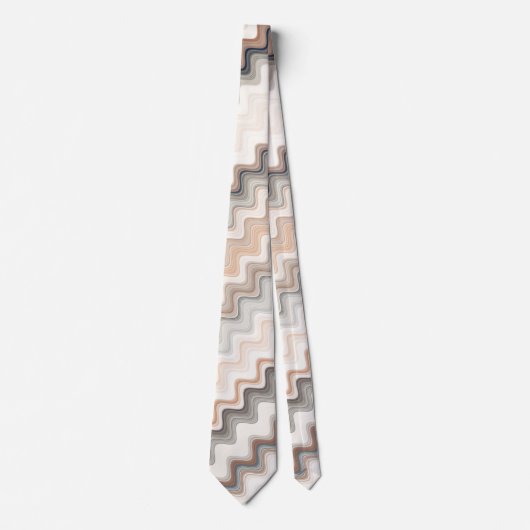 Cravate Zigzag Multicolor Motif (Devant)