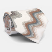 Cravate Zigzag Multicolor Motif (Roulé)