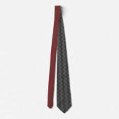 Cravate zigzag rouge et vert (Dos)