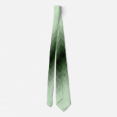 Cravate Zigzag vert foncé et menthe. lancer l'oreiller (Dos)