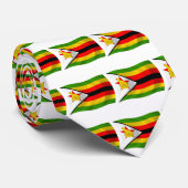 Cravate Zimbabwe Flag Tie (Roulé)