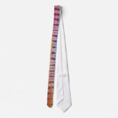 Cravate Zippie Orange Tip Tie Dye Necktie (Dos)
